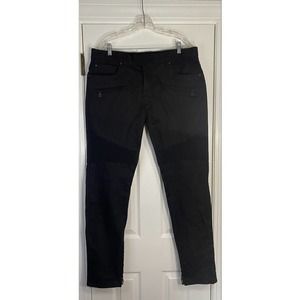 🔥 🔥 🔥 WHOW!  Mnml Moto Denim Jeans  Size 38 Black Cotton‎ Spandex